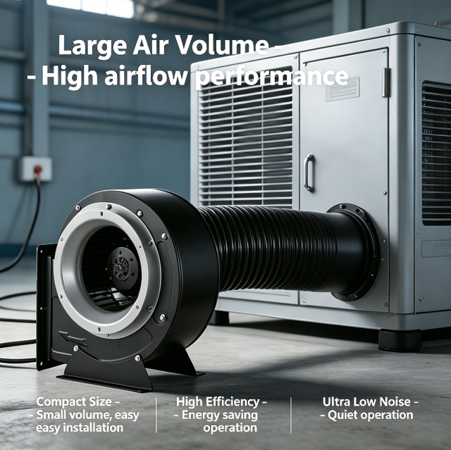 Hot New Product Heavy Duty High Pressure AC Centrifugal Duct Blower Fan for Industrial Exhaust Ventilation System Use