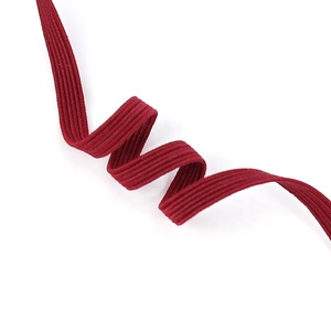 Cordon élastique en caoutchouc <span class=keywords><strong>tricot</strong></span>é et tissé, coloré, 3mm/6mm/8mm/12mm, en rouleau, directement de l'usine - Product Image 4