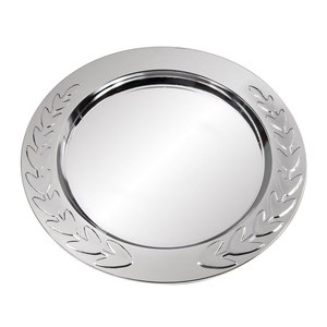 Placa Decorativa de 20 cm con Diseño de Laurel para Decoración de Bandejas - Product Image 1