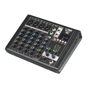 Consola Mezcladora de Audio Profesional A6R, Mezcladora de Sonido de 6 Canales con USB, BT 5.0, Alimentación Phantom de 48V, Efectos Integrados y Ecualizador - Product Image 2