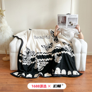 Manta de Lana Sintética Macrosoft, Rectangular, Gruesa, Cálida, para Invierno, Sofá, Oficina, Silla, Siesta - Product Image 4