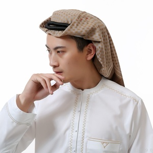 The Arafat Keffiyeh jacquard square scarf is made of durable polyester fabric - Product Image 2