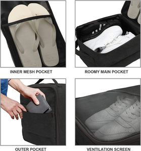 Sac de rangement pour chaussures de voyage à 3 couches de grande capacité avec logo personnalisé pour hommes et femmes - Product Image 3
