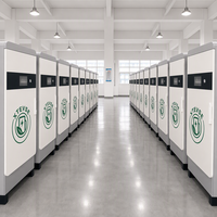Nouvelle station de recharge rapide DC pour véhicules électriques CCS2 GBT 120kW-240kW POS OCPP2.0 Montage au sol