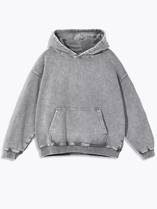 Nuovo autunno e inverno lavato vecchia felpa <span class=keywords><strong>per</strong></span> gli uomini sport europei e americani retrò camicia con cappuccio coppia - Product Image 5