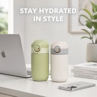 Modern Executive 316 Paslanmaz Çelik Su Şişesi 500ml Mini Cep Boyutu İzoleli Bardak İş Ofis Seyahat Toptan Fabrika