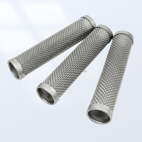 Filtre à eau double couche personnalisé en treillis métallique tissé 304 316 pour tamisage de tuyaux