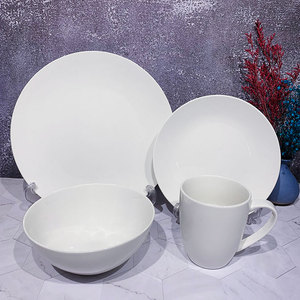 Vajilla <span class=keywords><strong>de</strong></span> Cerámica <span class=keywords><strong>de</strong></span> <span class=keywords><strong>Porcelana</strong></span> Fina Blanca Resistente al Calor para Restaurante <span class=keywords><strong>de</strong></span> Hotel Indio, Vajilla China para Hotel <span class=keywords><strong>de</strong></span> 5 Estrellas - Product Image 3