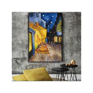 Etsy Dropshipping Home Decoration Blue Painting 100% Hand-painted Handmade Wall Art Oil Painting On Canvas