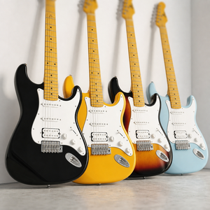 Chitarra Elettrica ST Professionale in Legno Massello con Manico in Acero, Finitura Lucida, Produzione Diretta OEM, Vendita all'Ingrosso - Product Image 6
