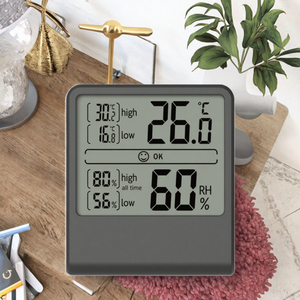 Dijital İç Mekan Pil Çalıştırmalı Higrometre Konfor Plastik Monitör Ev Tipi Büyük LCD Ekran Ev Nem Ölçer - Product Image 3