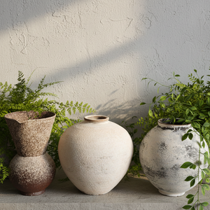 Nouvelle Tendance : Jarre <span class=keywords><strong>en</strong></span> Grès Vintage Wabi-sabi, Porcelaine Texturée Rustique, Décoration Artistique pour la Maison, <span class=keywords><strong>Vase</strong></span> de Table Artisanal Antique <span class=keywords><strong>en</strong></span> Céramique Grossière - Product Image 1