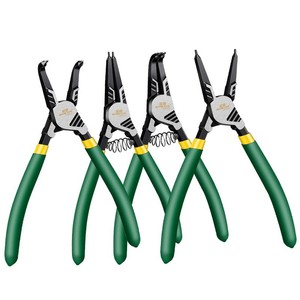 Baolian Snap Ring Pliers Industrial Grade Chrome Vanadium Steel Adjustable Metric Jaw Serrated Anti-Slip Handle - Product Image 1