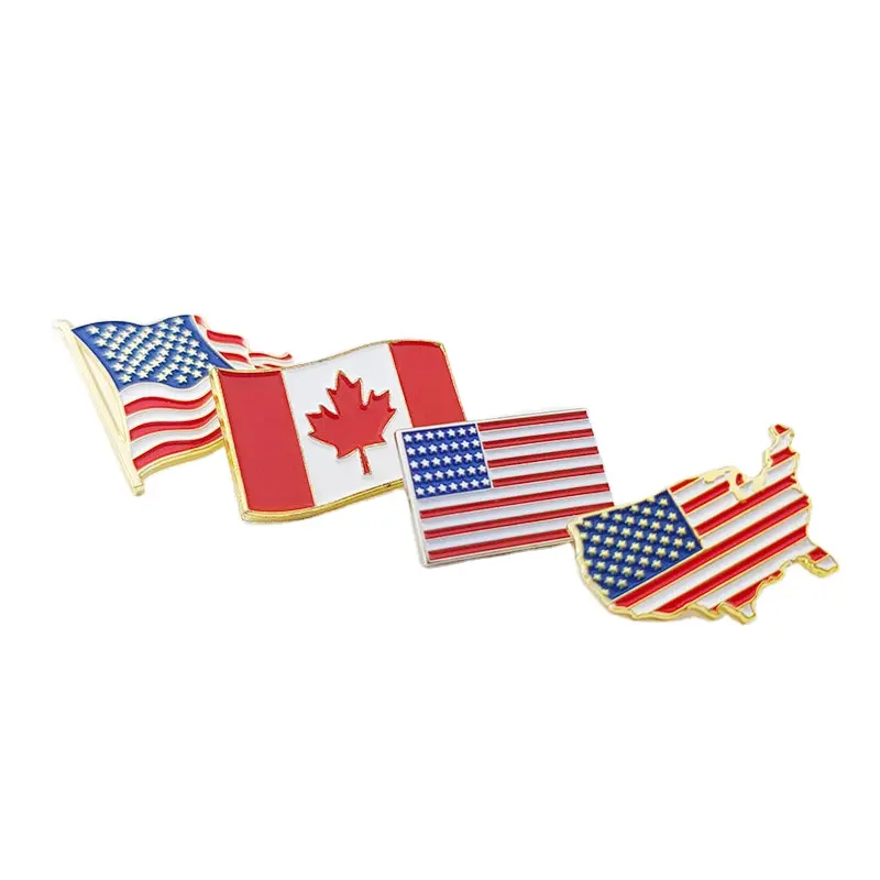 Üreticileri çin ucuz özel metal çinko alaşım yumuşak sert emaye toplu satılık ulusal ülke bayrağı yaka pin rozeti