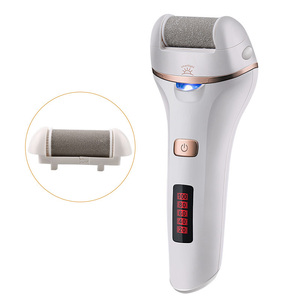 Removedor Eléctrico <span class=keywords><strong>de</strong></span> Callosidades para Pies Recargable, 2 Velocidades, Cabezales <span class=keywords><strong>de</strong></span> Pulido Grueso y Fino, Luz LED, Venta al por Mayor - Product Image 3