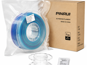 Filamento PLA Cristalino de Doble Color PINRUI, 1.75mm, Filamento para Impresora 3D, Degradado Multicolor para Bambu Lab y Creality - Product Image 4