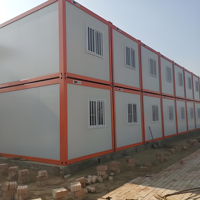 Chine Maisons préfabriquées de luxe mobiles détachables personnalisées bon marché Immeuble d'appartements moderne de 2 3 4 étages Petite maison en conteneur