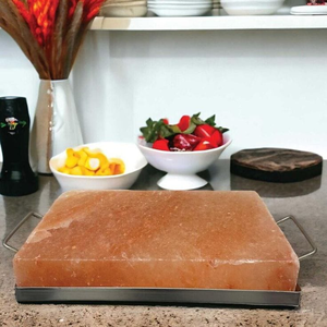 Plaque de sel rose de l'Himalaya, artisanat naturel pour la cuisson des steaks, le barbecue, la cuisine des fruits de mer et la présentation de plats froids, plaque de cuisson - Product Image 2