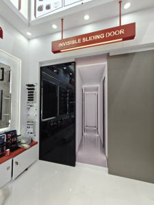 Porte Scorrevoli in Alluminio con Chiusura Invisibile e Design Moderno per Interni Domestici - Product Image 4