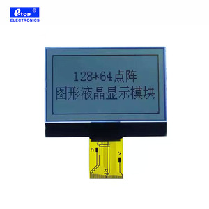 COG + FPC nối 128x64 pixel đồ họa LCD module phân khúc hiển thị FSTN giá - Product Image 5