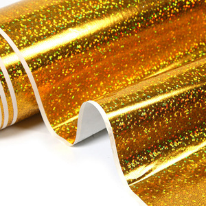 Pet Laser Paper Vinyl Anti-Counterfeiting Sticker Holographic Stretch Packaging Paper - Product Image 2