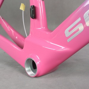 เฟรมจักรยานเสือหมอบคาร์บอนไฟเบอร์ T1000 สีพิเศษ รุ่น TT-X38 สายเบรกภายใน เกลียว T47 ยาง 700X32C - Product Image 4
