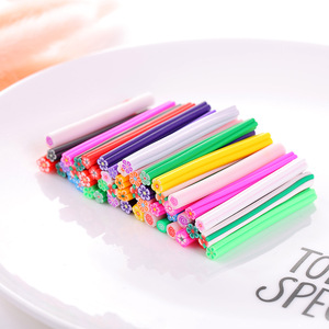 50ชิ้น/ถุงการ์ตูนอมยิ้มดอกไม้ผลไม้รักยิ้มใบหน้าเล็บซอฟท์เครื่องปั้นดินเผาดินโพลิเมอร์ชิ้นตกแต่งเล็บติด - Product Image 5