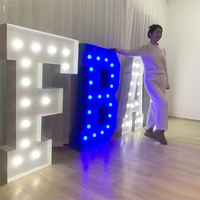 Letrero LED con Letras Grandes para Exteriores, Nueva Tecnología 2026, Letrero Luminoso con Letras LED