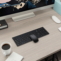 Clavier et souris tactiles multi-appareils ODM/OEM pour Mac, DPI 1600, compact, silencieux, rechargeable, design fin, touches multimédia pour