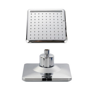 Cabezal de <span class=keywords><strong>Ducha</strong></span> Inteligente con Control por Gestos, Certificado por CUPC, de Alta Presión, Cromado, Cuadrado, con LED - Product Image 1