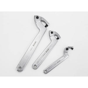 Llave de Gancho Ajustable Eertuo de un Solo Extremo, en Pulgadas, de Acero al Cromo Vanadio de Grado Industrial YT-49470 - Product Image 3