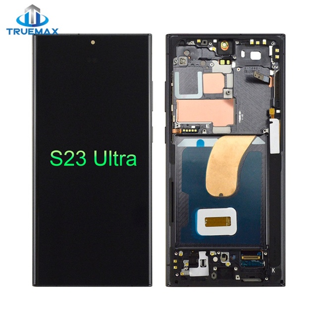 Pantalla Para for samsung galaxy S23 ultra Lcd Amoled Original Full Screen Glass Touch Screen and Frame