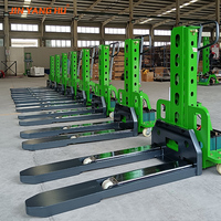 1000kg Tragbarer LKW-Montierter Selbstladender Stapler Mini Elektrischer Selbsthebender Palettenhubwagen für Transporter-Ladung
