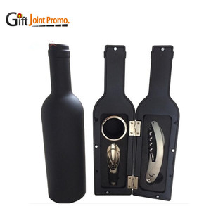 Biểu Tượng Tùy Chỉnh 5 Pieces <span class=keywords><strong>Wine</strong></span> Chai Hình Rượu Vang Opener Đặt Phụ Kiện Rượu Vang Bộ Quà Tặng - Product Image 4
