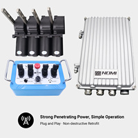 Control Remoto Universal Premium BD-002 de 4 Canales, 12V/24V, IP65, Automático, para Grúa, con Batería Recargable de Largo Alcance