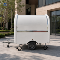 Remorque de cuisine mobile multifonctionnelle en acier inoxydable sur mesure avec équipement de cuisine complet pour diverses entreprises de restauration