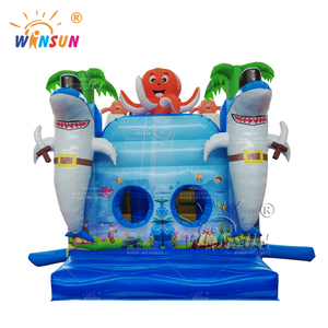Winsun Événement commercial Parcours d'obstacles océaniques gonflables Jeux de sport pour adultes Château gonflable pour le plaisir! - Product Image 1