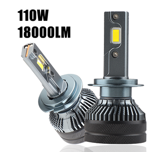 Fuente del fabricante 110W 18000LM Alta potencia 12V H4 H7 H11 9005 9006 3000K <span class=keywords><strong>Faros</strong></span> delanteros LED de luz amarilla - Product Image 4