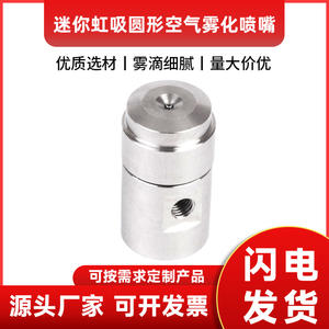 Boquilla de Sifón Mini de Acero Inoxidable con Orificio de 0.5mm/0.7mm, Cabezal de Pulverización para Humidificador Ultrasónico, Conexión de Rosca Interna - Product Image 3