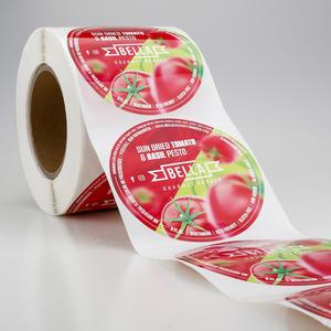 Étiquette autocollante ronde en vinyle imperméable personnalisée pour impression FX, pour sauces et assaisonnements, avec logo de marque pour emballage alimentaire - Product Image 5