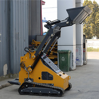 Mini-chargeuse sur pneus TR38 EPA, charge utile de 300 kg, chargeuse compacte sur chenilles avec moteur Briggs Stratton