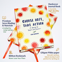 Service d'impression de livres personnalisés avec offset, formats flexibles, designs variés, options de reliure et de papier pour agendas, carnets et journaux