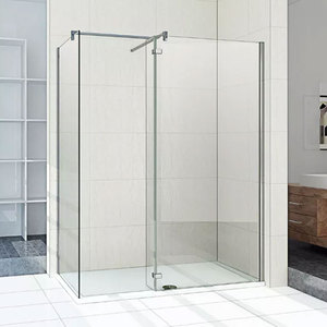 <span class=keywords><strong>Panel</strong></span> de Vidrio Templado Cuadrado de 8mm para Mampara de <span class=keywords><strong>Ducha</strong></span>, Plegable y <span class=keywords><strong>Abatible</strong></span>, con Marco de Aleación de Aluminio para Uso en Hoteles, Venta al Por Mayor Personalizada - Product Image 6