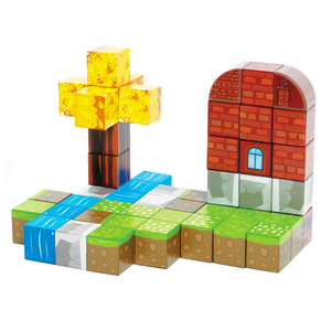 Blocchi di costruzione per bambini bambini giocattoli educativi in età prescolare cubo magnetico giocattolo il <span class=keywords><strong>mio</strong></span> <span class=keywords><strong>mondo</strong></span> - Product Image 5