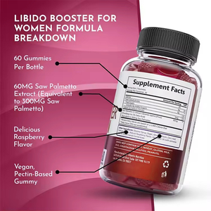 OEM/ODM <strong>Women</strong> Libido Enhancement <strong>Gummies</strong> - Boost <strong>Sex</strong> Drive Supports Healthy Hormone Levels Prevents <strong>Women</strong> Hair Loss 60 <strong>Gummies</strong> - Product Image 4