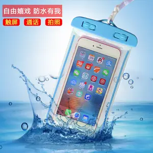 IP68 Mobile Phone Waterproof Bag Fluorescent Swimming Bag Universal Phone Case Flow Waterproof Bag