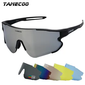 Mtb Polarized Cycling Mountain Bike Eyewear Outdoor Sports Polarized Sunglasses Tr90 Frame Sunglasses 3 Lens