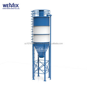 Q235ซีเมนต์ไซโลซีเมนต์สำหรับผสมคอนกรีตแบทชิ่งขนาด50ตัน - Product Image 1