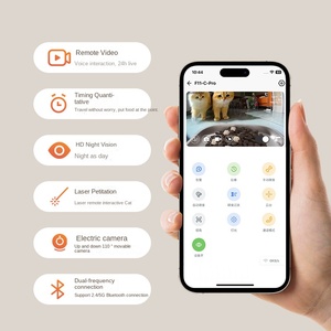 Su misura 7L automatico giocattolo per gatti macchina fotografica girevole Laser intelligente cane cibo per gatti alimentatore a batteria per animali domestici ciotole di plastica - Product Image 3