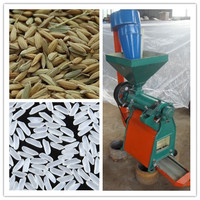 Moulin à riz diesel, petite machine à décortiquer le riz